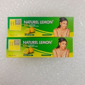 H20 natural lemon tube Gel 50g 2pcs